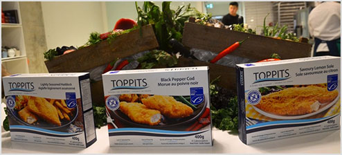 FIS - Companies & Products - Toppits Is First In Canada to Offer  Gluten-Free and MSC Certified Breaded Fish
