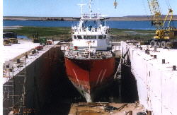 Arbumasa XI en dique seco