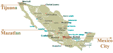 Map of Mexico